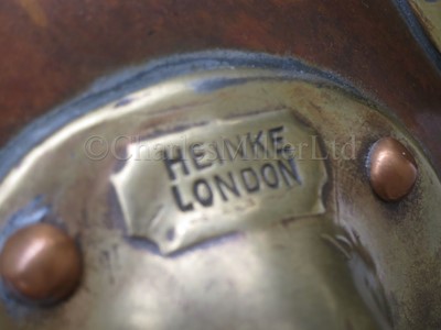 Lot 292 - A FINE 12-BOLT DIVING HELMET BY C.E. HEINKE & CO. LTD, LONDON, CIRCA 1930