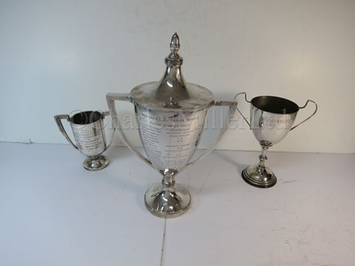 Lot 52 - A COLLECTION OF MARINE SOCIETY PRESENTATION SILVERWARE