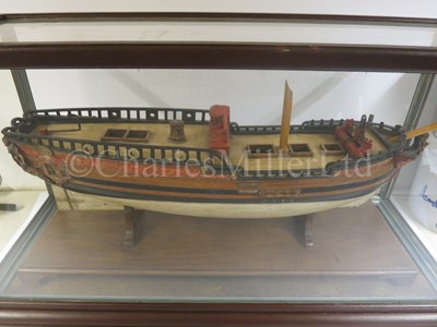 Lot 174 - A 1:32 SCALE MID-18TH CENTURY DOCKYARD MODEL OF A YACHT FOR THE USE OF SENIOR DOCKYARD OFFICERS