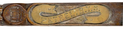 Lot 32 - A FINELY CARVED YACHT'S TILLER FROM THE PETREL R.Y.S, CIRCA 1852