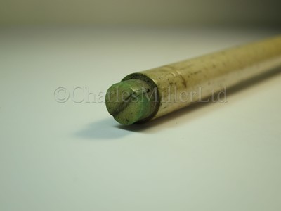 Lot 44 - Ø A 19TH CENTURY WHALEBONE AND MARINE IVORY SAILORWORK  WALKING STICK POSSIBLE FOR SHIPS CARPENTER