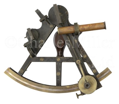 Lot 210 - AN 8IN. RADIUS DOUBLE-FRAMED SEXTANT BY TROUGHTON, CIRCA 1810