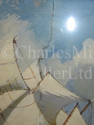 Lot 57 - ATTRIBUTED TO JACK SPURLING (BRITISH, 1871-1933): A clipper, plus another by a different hand