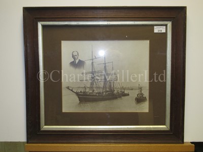Lot 318 - GERALD M. BURN (BRITISH, B. 1939) H.M Ships 'Iris' and 'Daffodil' returning from the Zeebrugge Raid, April 1918 / CLIFFORD BAYLEY (BRITISH, B. 1969) - 'Blue Screw' Chatham Naval Dockyard & three other