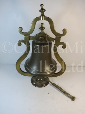 Lot 63 - A SHIP'S BELL FROM THE FOUR-MASTED BARQUE CORUNNA, 1893