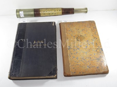 Lot 273 - A LATE 19TH CENTURY MIDSHIPMAN'S LOGBOOKS FROM H.M.S. NILE, ETC.