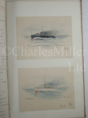 Lot 273 - A LATE 19TH CENTURY MIDSHIPMAN'S LOGBOOKS FROM H.M.S. NILE, ETC.