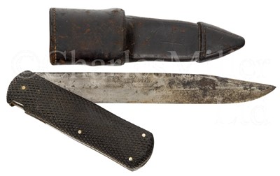 Lot 246 - LT. WYATT RAWSON'S HUNTING KNIFE FROM THE 1875 DISCOVERY EXPEDITION