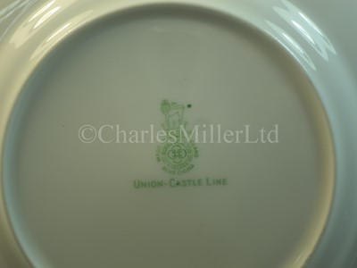 Lot 120 - A Union Castle Line side plate
