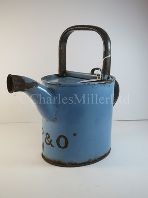 Lot 83 - A P&O oil can