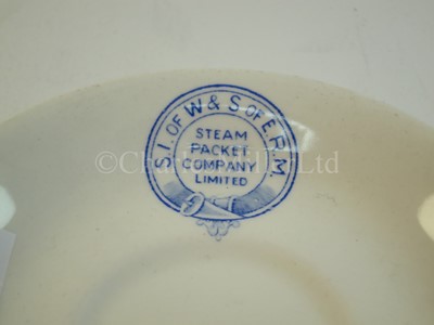Lot 105 - An S.I. of W&S of E.R.M. Steam Packet Company Ltd coffee cup and saucer