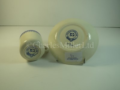 Lot 9 - A Blue Funnel Line tea cup and saucer