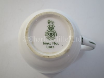 Lot 101 - A Royal Mail Line coffee cup and saucer