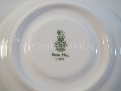 Lot 101 - A Royal Mail Line coffee cup and saucer