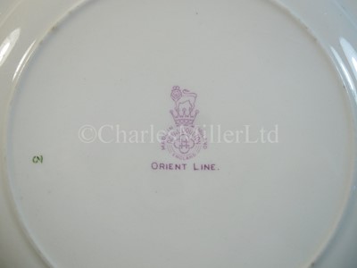 Lot 77 - Orient Line Plate -- 8¾in. (22.3cm.) diameter