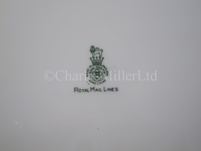 Lot 98 - A Royal Mail Line plate