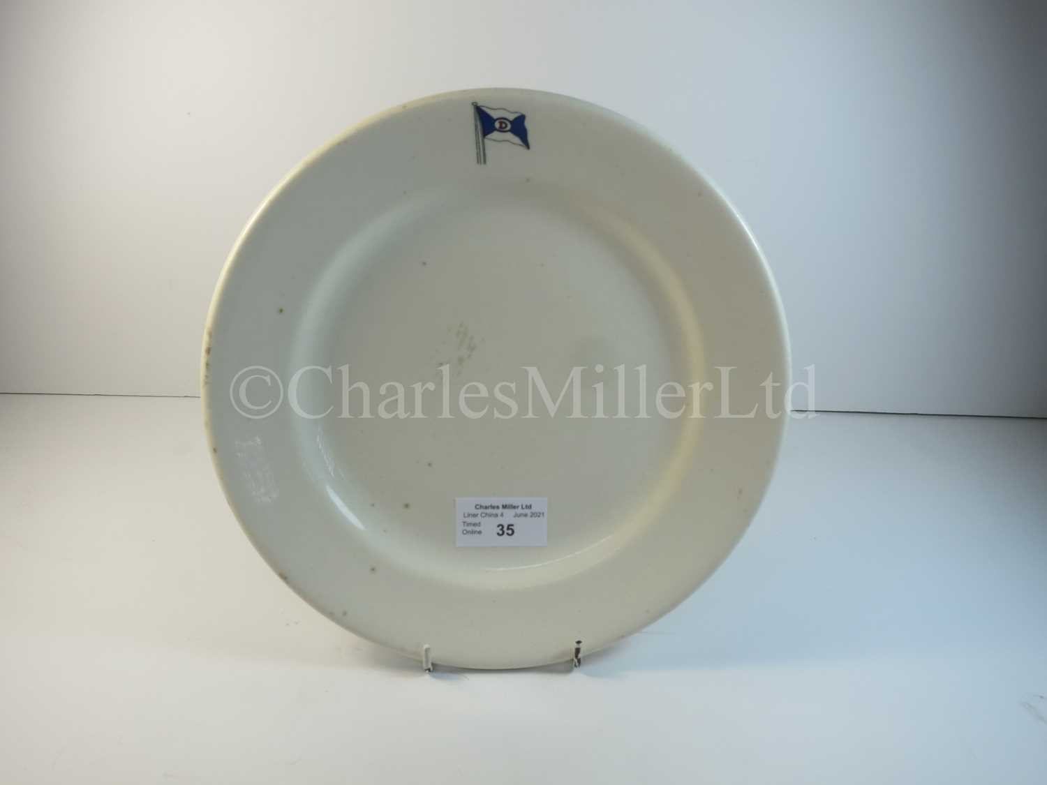 Lot 35 - A Dodero Line, Argentina plate