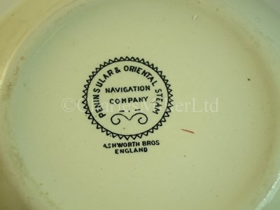 Lot 91 - A Peninsular & Oriental Steam Navigation Company chamber pot
