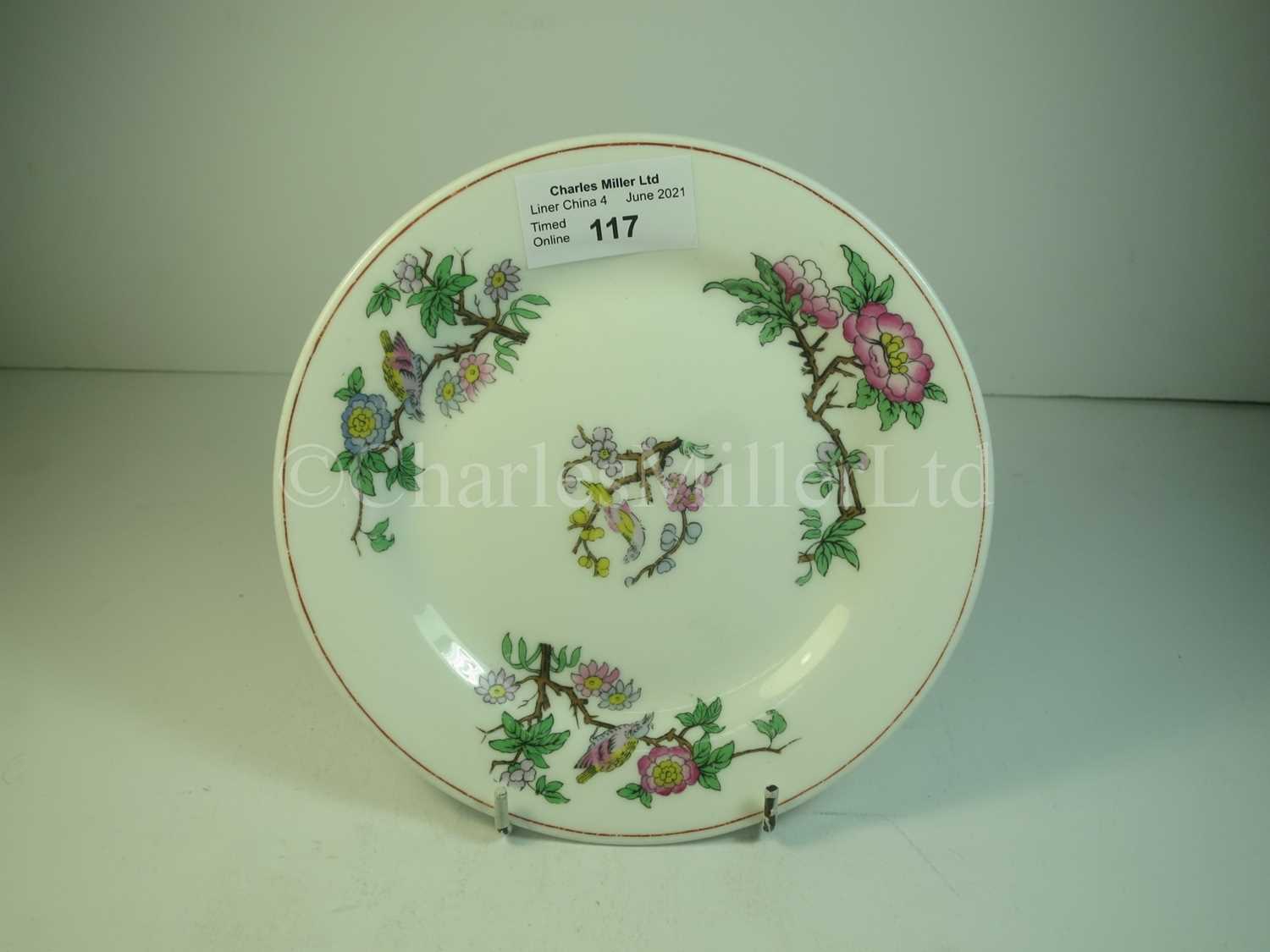 Lot 117 - A Cunard Steamship Company Limited side plate