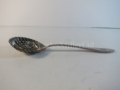 Lot 131 - A United America Line Strainer spoon, dated 1922