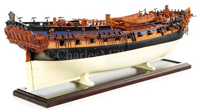 Lot 158 - A VERY FINE 1:36 SCALE ADMIRALTY BOARD STYLE MODEL FOR THE SIXTH-RATE 20-GUN SPHINX-CLASS FRIGATE SPHINX [1775]