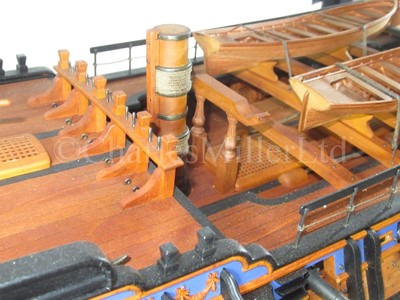 Lot 124 - A FINE 1:36 SCALE ADMIRALTY BOARD STYLE MODEL FOR THE SIXTH-RATE 20-GUN SPHINX-CLASS FRIGATE SPHINX [1775]