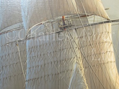 Lot 160 - TIM THOMPSON, BRITISH (1951) The frigate action between H.M.S Crescent and La Reunion, 1793