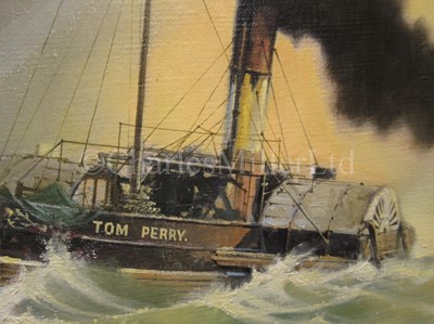 Lot 104 - BARRIE A F CLARK (1943-) THE GREAT YARMOUTH STEAM TUG COMPANY ‘TOM PERRY’