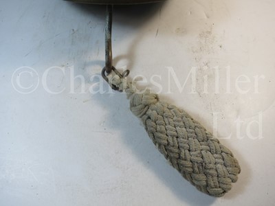 Lot 299 - A BELL FROM THE BRITISH ARMY MINELAYER S.S SIR WILLIAM JERVOIS, 1900