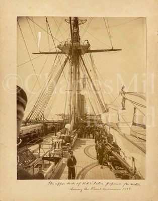 Lot 265 - A RARE AND INTERESTING GROUP OF PHOTOGRAPHS FROM H.M.S. ACTIVE, 1887-88