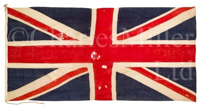 Lot 319 - A UNION FLAG PROBABLY FROM THE FALKLAND ISLANDS ADMIRALTY TRAWLER H.M.S. AFTERGLOW (EX-S.T. PORT RICHARD), CIRCA 1944