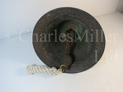 Lot 147 - THE SHIP'S BELL FROM THE  CARGO SHIP M.V. HUSARÖ, 1961