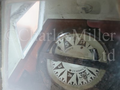 Lot 261 - A DENT PATENT 182 BOAT COMPASS BY WHYTE, THOMSON & CO., GLASGOW, CIRCA 1915