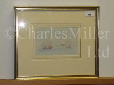 Lot 185 - ENGLISH OFFICER SCHOOL, 1836 : H.M.S. 'Hercules' and H.M.S. 'Asia' off Dover, June 12th 1836
