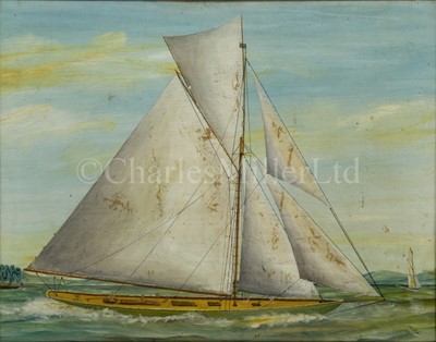 Lot 8 - JAMES MCBEY (BRITISH, 1883-1959) : Thames barges at Mistley, Essex