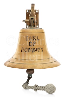 Lot 115 - THE SHIP'S BELL FROM THE MARINE SOCIETY TRAINING SHIP EARL OF ROMNEY EX-ECHO-87