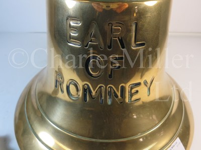 Lot 115 - THE SHIP'S BELL FROM THE MARINE SOCIETY TRAINING SHIP EARL OF ROMNEY EX-ECHO-87