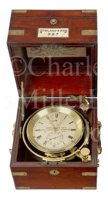 Lot 349 - A TWO-DAY MARINE CHRONOMETER BY GOWLAND & SON, LIVERPOOL, CIRCA 1865