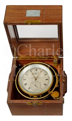 Lot 347 - A TWO-DAY MARINE CHRONOMETER BY LANGE & SÖHNE, DRESDEN, CIRCA 1955