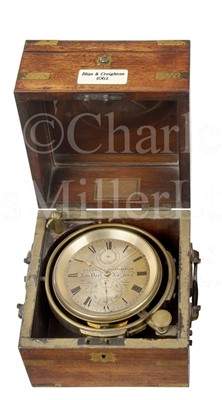 Lot 343 - A TWO-DAY MARINE CHRONOMETER BY BLISS & CREIGHTON, NEW YORK, CIRCA 1865