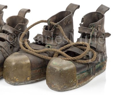 Lot 231 - A GOOD PAIR OF DIVING BOOTS, PROBABLY BY SIEBE GORMAN
