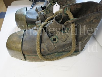 Lot 231 - A GOOD PAIR OF DIVING BOOTS, PROBABLY BY SIEBE GORMAN