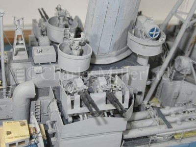 Lot 323 - A WELL-PRESENTED AND DETAILED 1:192 SCALE WATERLINE MODEL OF THE 'DIDO' CLASS LIGHT CRUISER H.M.S. CLEOPATRA, AS DEPICTED IN 1940