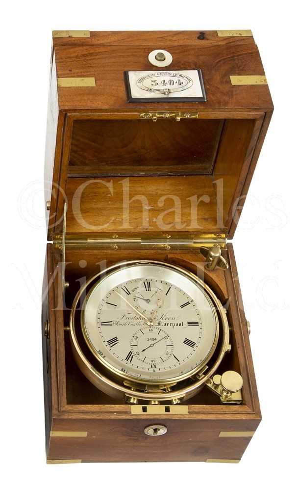 Lot 342 - A TWO-DAY MARINE CHRONOMETER BY FRODSHAM & KEEN, LIVERPOOL, CIRCA 1885