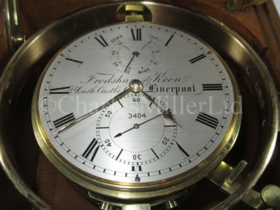 Lot 342 - A TWO-DAY MARINE CHRONOMETER BY FRODSHAM & KEEN, LIVERPOOL, CIRCA 1885