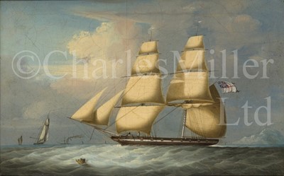 Lot 164 - FOLLOWER OF THOMAS BUTTERSWORTH (BRITISH, 1768-1842) : Studies for a brig and a schooner