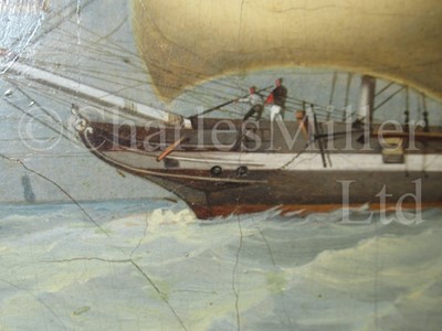 Lot 164 - FOLLOWER OF THOMAS BUTTERSWORTH (BRITISH, 1768-1842) : Studies for a brig and a schooner
