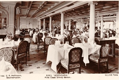 Lot 118 - TWO CARVERS FROM THE FIRST-CLASS DINING SALOON OF THE CUNARD LINES R.M.S. BERENGARIA (EX. S.S. IMPERATOR), CIRCA 1912