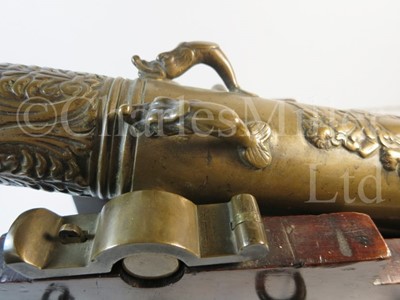 Lot 197 - A MODEL OF A 17TH CENTURY STYLE NAVAL GUN BY REILLY, LONDON, CIRCA 1850