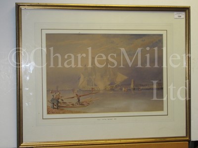 Lot 184 - ATTRIBUTED TO JOHN WARD OF HULL (BRITISH, 19TH CENTURY) H.M.S. ‘Asia’ entering Spithead, 1834